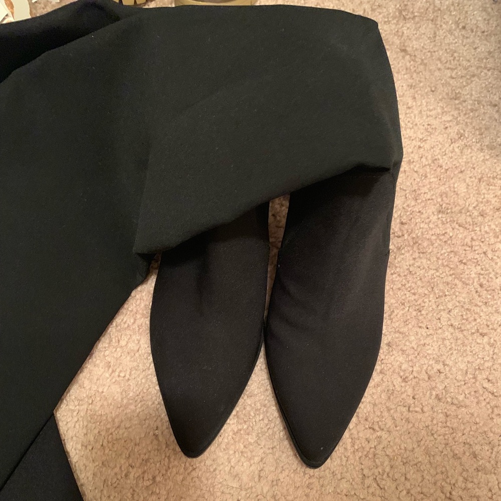 Stuart Weitzman black thigh high boots
